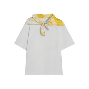 보테가 베네타 크루넥 반소매 티셔츠, 화이트계열, Standard XS