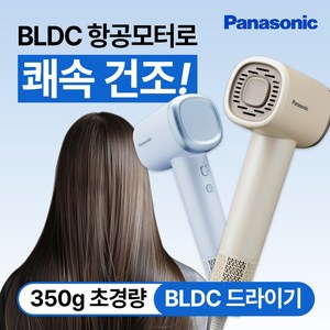 파나소닉 BLDC 저소음 항공모터 헤어 드라이기 음이온 초고속 초경량 정전기 미니 EH-NE6M