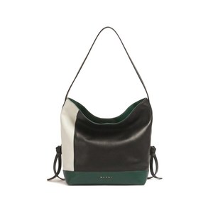 마르니 라지 포드 2.0 레더 숄더 백