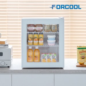 포쿨 미니 쇼케이스 냉장고 KVC-50 50L