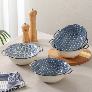 Jin Zhong Tai 청백 양수 그릇 4개입 JS001