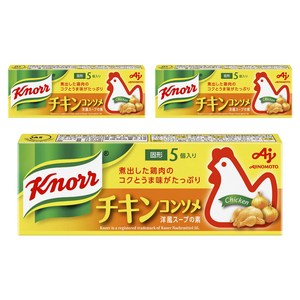 아지노모토 크노르 치킨 콘소메 고형 5개입, 35.5g, 3개