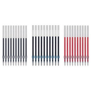 유니 uni 제트스트림 단색 볼펜심 / 유성볼펜 리필 10개입 (0.38mm 0.5mm 0.7mm 1.0mm), 0.38mm, 블랙(SXR-38)