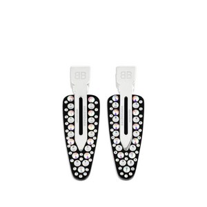 발렌시아가 크리스털 장식 헤어핀