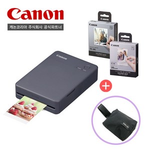[캐논공식파트너] 캐논 포토프린터 SELPHY QX20/전용인화지(20매)/카드인화지(20매)/파우치패키지