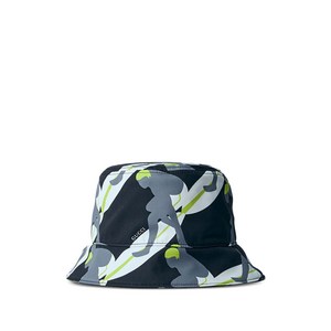 구찌 올오버 구찌 서퍼 프린트 버킷 햇, Standard M, 블랙계열+그레이계열