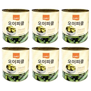 라리 오이피클 슬라이스, 3kg, 6개