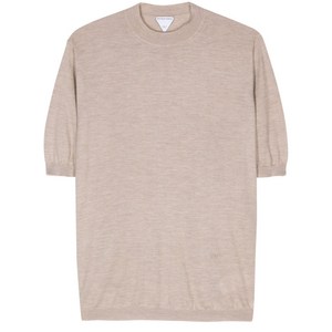 보테가 베네타 파인 니트 탑, 베이지계열, Standard XL