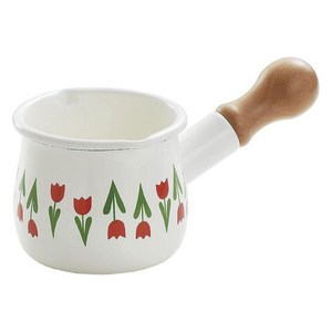 다마하시 아델리아레트로 쁘띠 법랑 밀크팬 편수냄비 일본제, 10.3cm, 콜렉, 1개