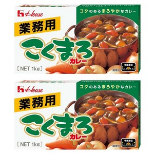 하우스푸즈 대용량 코쿠마로 카레, 1kg, 2개