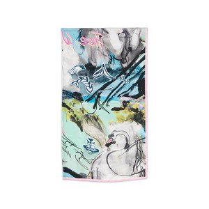 비비안웨스트우드 그래픽 프린트 스카프