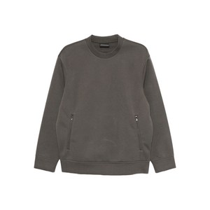 엠포리오아르마니 지퍼 포켓 스웨트셔츠, 그레이계열, Standard S(KR 95)