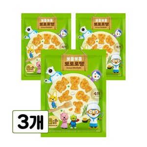 (유통기한 24.10.15) 뽀롱뽀롱 뽀로로 땡 동그랑땡 아이 반찬, 3개, 500g