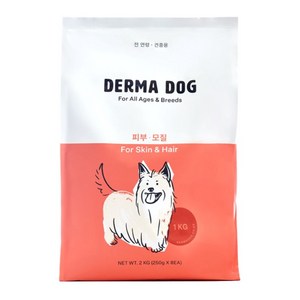 더마독 강아지 기능성 사료, 피부/피모, 1kg, 1개