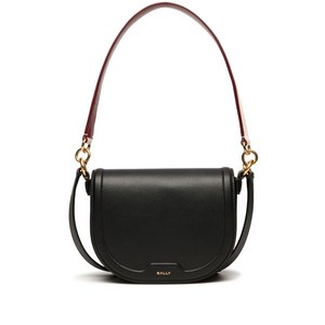 발리 로고 스탬프 가죽 숄더 백