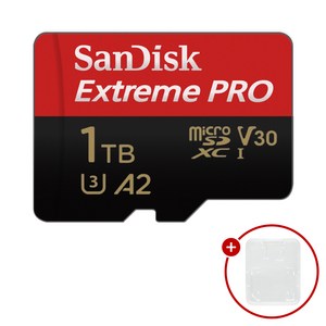 샌디스크 마이크로SD카드 Extreme PRO 익스트림 프로 SDSQXC + SD카드 케이스