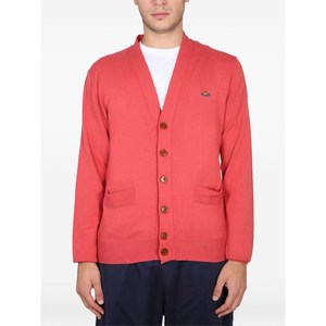 비비안웨스트우드 패치 포켓 버튼 가디건, 레드계열, L(KR 105)