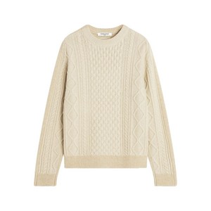 메종키츠네 크루넥 스웨터, 베이지계열, S(KR 55)