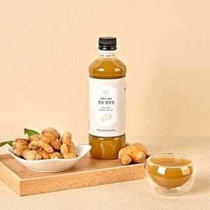 100% 국내산 정제수 없는 발효 생강청 햇생강 수제 차 액기스 엑기스 국산 600G, 1개, 600ml, 1개입