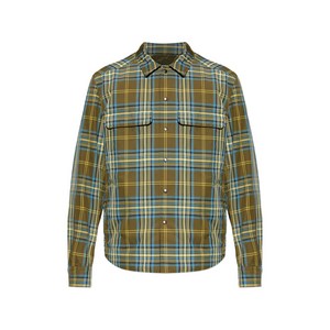 몽클레르 체크 체스트 포켓 셔츠 재킷, 그린계열+블루계열, Standard M(KR 96-180)