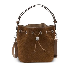 토리 버치 T 모노그램 스웨이드 버킷 백