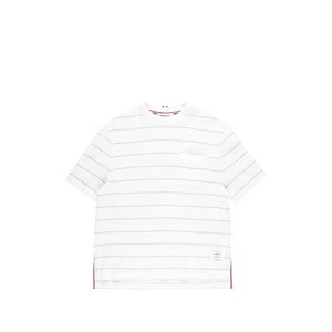 톰 브라운 반소매 티셔츠, 화이트계열+그레이계열, Numeric 2(KR 100)