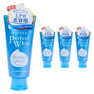센카 퍼펙트 휩 페이셜 워시, 120g, 4개