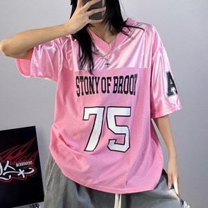 [당일발송] 디디댄스 자체제작 브이넥 75 배색 반팔 댄스복 줌바닷컴 방송댄스의상