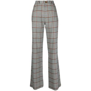 비비안웨스트우드 레이 타탄 체크 패턴 팬츠