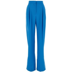 알렉산더맥퀸 더블 플리츠 와이드 팬츠, 블루계열, Italy 40(KR 55)