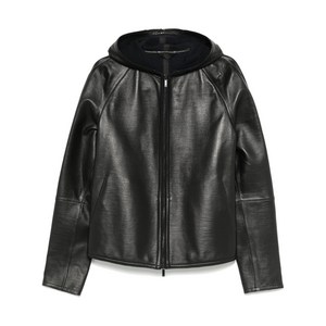 엠포리오아르마니 가죽 재킷, 블랙계열, Italy 56(KR 115)