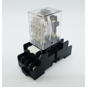 HR705-4PL 릴레이 RELAY MY4, HR705-4PL DC12V+소켓, 1개