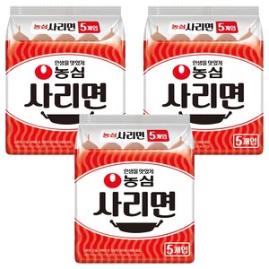 농심 사리면 110g, 15개, (5개입 X 3팩)