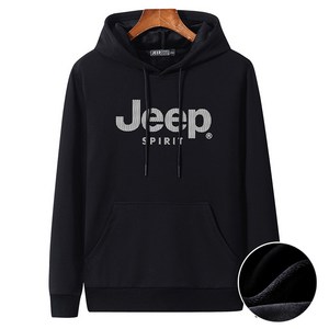 [해외] JEEP SPIRIT 남녀공용 겨울 기모 후드 티셔츠 HL6549B