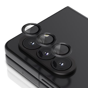 엑씨 빛번짐 방지 카메라 렌즈 강화유리 메탈 링 보호필름 1매, 1개입