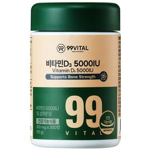 99바이탈 비타민D3 5000IU, 300정, 1개