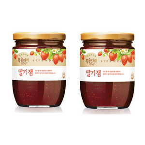 복음자리 딸기잼, 380g, 2개