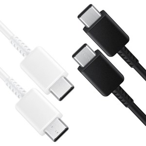 [HBG] 1+1 삼성 전용 C to C 초고속 충전 케이블 갤럭시 스마트폰 탭 노트북 호환