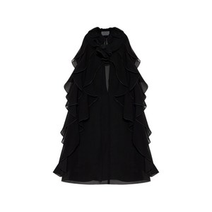 알렉산더맥퀸 러플 탑, 블랙계열, Italy 40(KR 55)