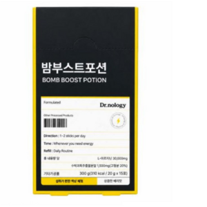 닥터놀로지 밤부스트포션 의사개발 장어 19마리 남성활력 고함량 L 아르기닌 마카 야관문 아연, 300g, 1개