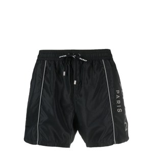 발망 로고 프린트 스윔 쇼츠