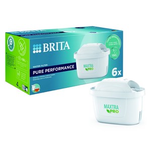 브리타 퓨어 퍼포먼스 맥스트라 프로 워터 필터 6개입