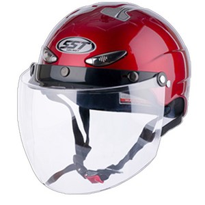 오토바이 헬멧 SST 헬멧 b1 반모 화이트 오픈페이스 하프페이스, B1실버