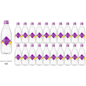 몽베스트 위드 스파클링 워터 레몬, 500ml, 24개