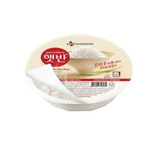 햇반 백미밥, 210g, 12개