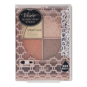 KOSE 비세 글로시 리치 아이즈 N 아이팔레트 팁 내장, OR-2, 1개