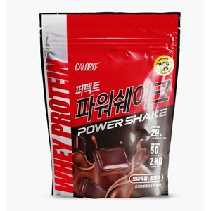 칼로바이 퍼펙트파워쉐이크 포대유청 WPC 초코맛 단백질보충제 프로틴, 1개, 2kg