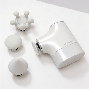 미니 전동 마사지건 + 헤드 3종 세트