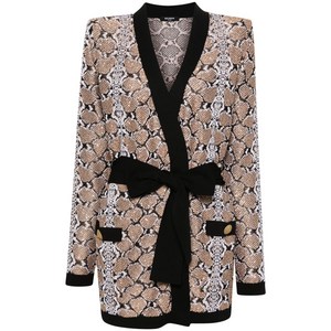 발망 파이톤 패턴 가디건