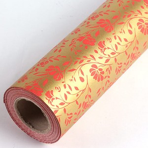 노크원 종이포장지당일발송, 1개, 01.골든플라워/빨강